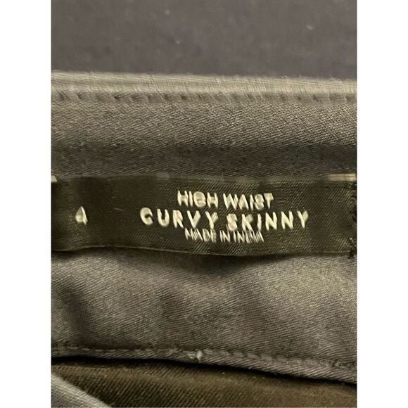 Loft High Waist Curvy Dark Gray Pants. Size 4 - Picture 3 of 8